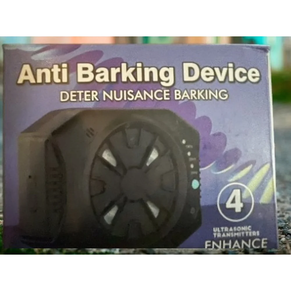 Ditimici Anti Barking Device 4 Ultrasonic Transmitters Black Model X1
